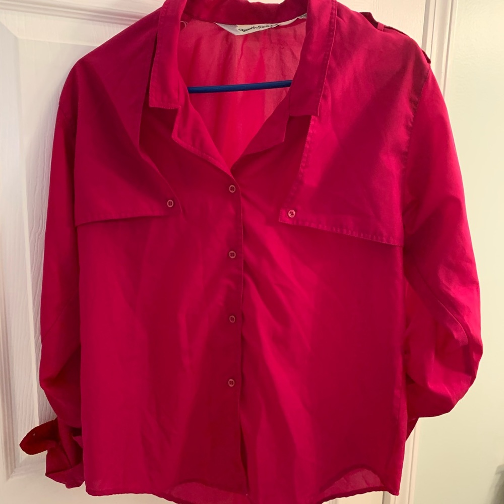 Vintage Diane Van Furstenberg button up blouse